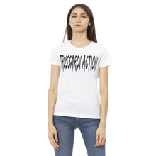 Load image into Gallery viewer, Trussardi Action Elegant Short Sleeve Tee with Chic Front Print
