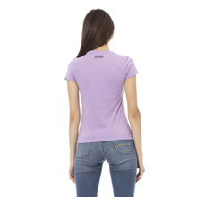 Load image into Gallery viewer, Trussardi Action Elegant Purple Cotton Blend Tee
