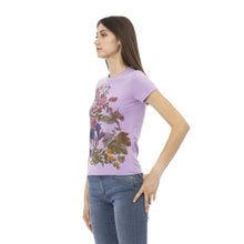 Load image into Gallery viewer, Trussardi Action Elegant Purple Cotton Blend Tee
