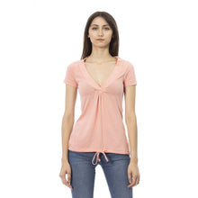 Load image into Gallery viewer, Trussardi Action Elegant Pink Short Sleeve Tee with Chic Print
