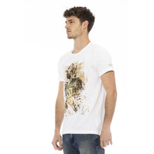 Load image into Gallery viewer, Trussardi Action Elegant White Tee with Signature Print
