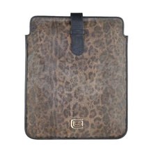 Load image into Gallery viewer, Cavalli Class Chic Calfskin Tablet Case with Leopard Accent
