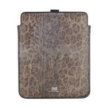 Load image into Gallery viewer, Cavalli Class Chic Calfskin Tablet Case with Leopard Accent
