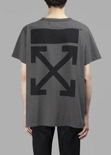 Load image into Gallery viewer, Off-White Iconic Printed Cotton Tee in Gray
