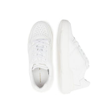 Load image into Gallery viewer, Liviana Conti Elegant White Leather Sneakers with Gold Accents
