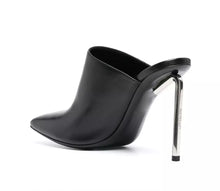 Load image into Gallery viewer, Off-White Chic Squared Toe Calfskin Sabot
