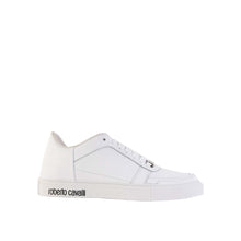 Load image into Gallery viewer, Roberto Cavalli Chic White Suede Sneakers
