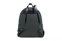 Load image into Gallery viewer, Michael Kors Jaycee Large Black PVC Leather Zip Pocket Backpack Bag Bookbag
