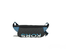 Load image into Gallery viewer, Michael Kors Cooper Large Blue Multi Leather Embroidered Logo Utility Belt Bag
