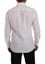 Load image into Gallery viewer, Dolce &amp; Gabbana Elegant White Cotton Dress Shirt - Slim Fit
