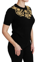 Load image into Gallery viewer, Dolce &amp; Gabbana Elegant Black Cashmere Sweater Top
