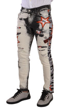 Load image into Gallery viewer, Dolce &amp; Gabbana Chic Slim Fit Star Motif Denim Jeans
