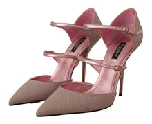 Load image into Gallery viewer, Dolce &amp; Gabbana Pink Glitter High Heel Sandals
