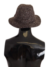 Load image into Gallery viewer, Dolce &amp; Gabbana Elegant Gray Tweed Wide Brim Hat
