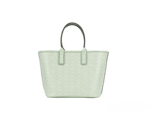 Load image into Gallery viewer, Michael Kors Jodie Small Jacquard Logo Recycled Polyester Tote Handbag Atom Green
