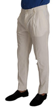 Load image into Gallery viewer, Dolce &amp; Gabbana Elegant Tapered Corduroy Pants in Off White
