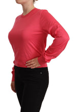 Load image into Gallery viewer, Dolce &amp; Gabbana Elegant Pink Silk Crewneck Sweater
