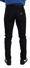 Load image into Gallery viewer, Dolce &amp; Gabbana Elegant Slim Fit Skinny Jeans in Dark Blue
