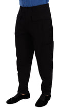Load image into Gallery viewer, Dolce &amp; Gabbana Chic Black Cargo Pants with Stretch Comfort

