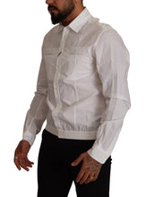 Load image into Gallery viewer, Dolce &amp; Gabbana White Cotton Button Down Men Collared Shirt
