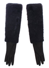 Load image into Gallery viewer, Dolce &amp; Gabbana Elegant Elbow-Length Beaver Fur Gloves
