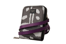 Load image into Gallery viewer, Dolce &amp; Gabbana Elegant Purple Leather Bifold Wallet with Strap
