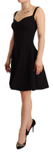 Load image into Gallery viewer, Dolce &amp; Gabbana Elegant A-Line Sheath Dress in Black
