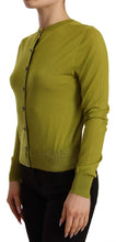 Load image into Gallery viewer, Dolce &amp; Gabbana Apple Green Cashmere Cardigan - Luxe Comfort
