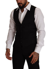 Load image into Gallery viewer, Dolce &amp; Gabbana Elegant Black Virgin Wool Dress Vest
