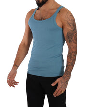 Load image into Gallery viewer, Dolce &amp; Gabbana Elegant Blue Round Neck Tank Top
