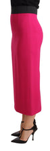 Load image into Gallery viewer, Dolce &amp; Gabbana Elegant High-Waisted Pencil Skirt in Pink
