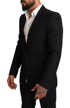 Load image into Gallery viewer, Dolce &amp; Gabbana Elegant Black Slim Fit Blazer Jacket
