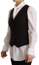 Load image into Gallery viewer, Dolce &amp; Gabbana Elegant Black Buttoned Vest Top
