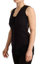Load image into Gallery viewer, Dolce &amp; Gabbana Elegant Black Wool Blend Waistcoat
