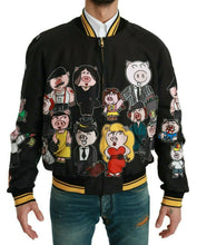 Load image into Gallery viewer, Dolce &amp; Gabbana Black YEAR OF THE PIG Bomber Jacket
