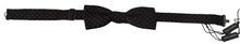 Load image into Gallery viewer, Dolce &amp; Gabbana Elegant Silk Black Bow Tie for Men
