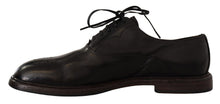 Load image into Gallery viewer, Dolce &amp; Gabbana Elegant Black Leather Derby Formal Shoes
