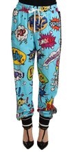 Load image into Gallery viewer, Dolce &amp; Gabbana Chic Cartoon Print Knitted Jogger Pants
