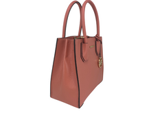 Load image into Gallery viewer, Michael Kors Mercer Medium Sherbet Pebble Leather Messenger Crossbody Bag Purse
