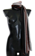 Load image into Gallery viewer, Dolce &amp; Gabbana Multicolor Striped Silk Shawl Fringes Scarf
