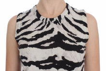 Load image into Gallery viewer, Dolce &amp; Gabbana Zebra Print Cashmere Sleeveless Top
