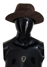 Load image into Gallery viewer, Dolce &amp; Gabbana Elegant Brown Fedora Hat - Winter Chic Accessory
