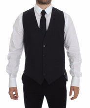 Load image into Gallery viewer, Dolce &amp; Gabbana Gray Slim Fit Button Front Dress Formal Vest
