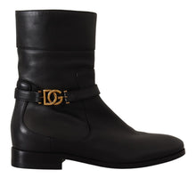 Load image into Gallery viewer, Dolce &amp; Gabbana Elegant Leather Biker Boots
