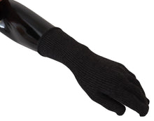 Load image into Gallery viewer, Dolce &amp; Gabbana Black Cashmere Silk Hands Mitten Mens Gloves
