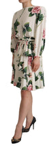 Load image into Gallery viewer, Dolce &amp; Gabbana Elegant Silk Floral A-Line Dress
