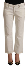 Load image into Gallery viewer, Dolce &amp; Gabbana Chic Off-White Cropped Jeans - Fashionista Must-Have
