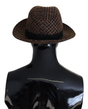 Load image into Gallery viewer, Dolce &amp; Gabbana Elegant Brown Fedora Hat - Winter Chic Accessory
