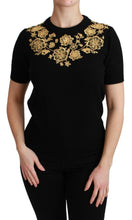 Load image into Gallery viewer, Dolce &amp; Gabbana Elegant Black Cashmere Sweater Top
