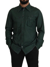 Load image into Gallery viewer, Dolce &amp; Gabbana Emerald Elegance Slim Fit Casual Shirt
